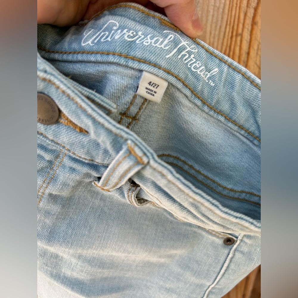 Universal Thread denim skirt size 4/27 - Picture 4 of 7